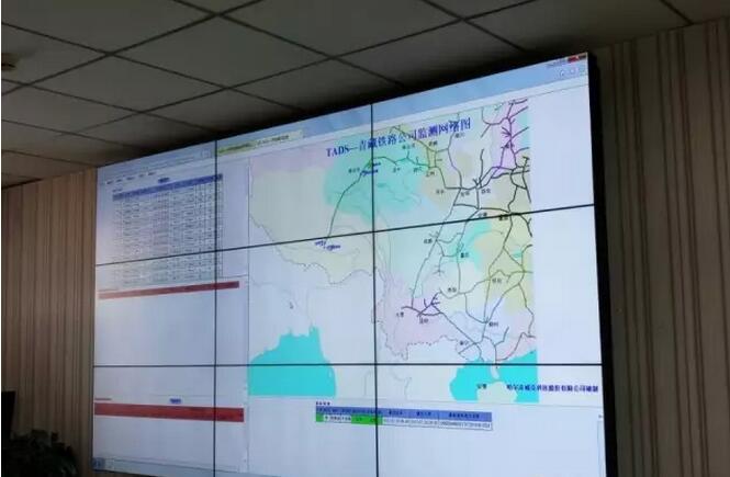 西寧火車調度中心  液晶拼接屏案例